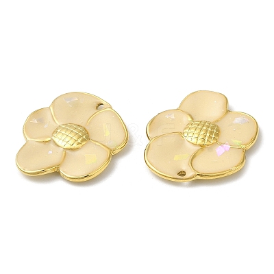 304 Stainless Steel Enamel Pendants STAS-K256-01G-03-1