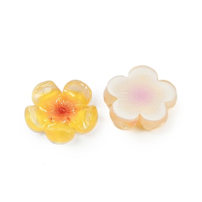 Flower Series Resin Cabochons CRES-Q008-01B-1