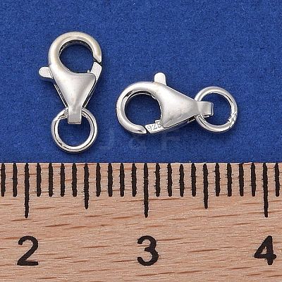 925 Sterling Silver Lobster Claw Clasps STER-K167-074A-S-1