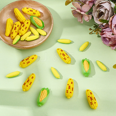 30Pcs 3 Styles Resin Cabochons RESI-DR0001-10-1