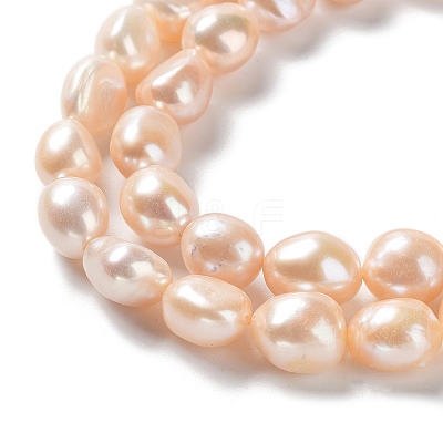 Natural Cultured Freshwater Pearl Beads Strands PEAR-Z002-27-1