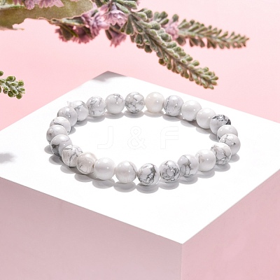 Natural Gemstone Stretchy Bracelets BJEW-G073-12-1