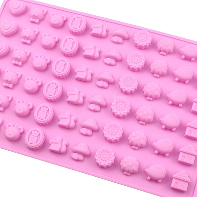 60-Cavity Forest Them Silicone Animal Wax Melt Molds STAM-PW0003-33-1