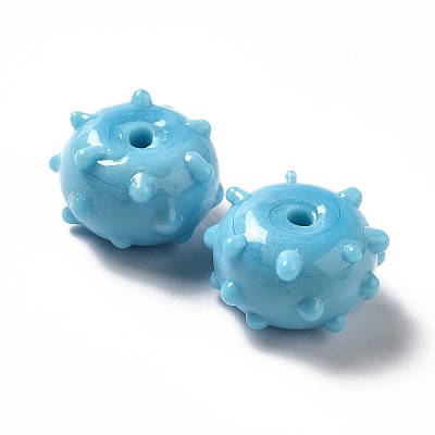 Handmade Bumpy Lampwork Beads LAMP-E023-06G-1