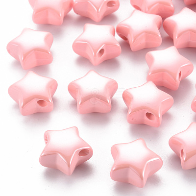 Opaque Acrylic Beads X-MACR-S372-02B-82-1