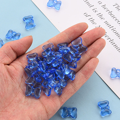 Transparent Acrylic Pendants TACR-T024-02BA-940-1