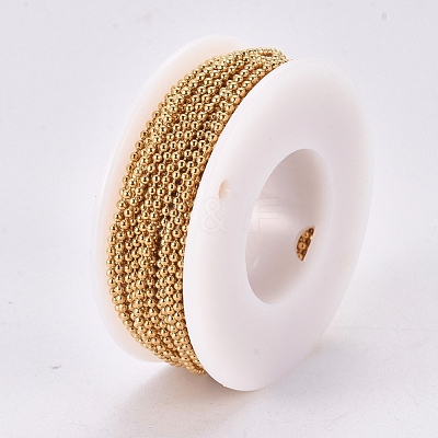 PVD Vacuum Plating 304 Stainless Steel Ball Chains CHS-F009-01A-G-1