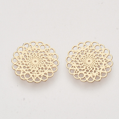 Brass Filigree Joiners Links KKC-R001-07LG-1