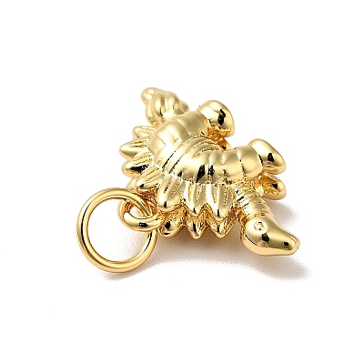 Rack Plating Brass Pendants KK-H431-30G-1