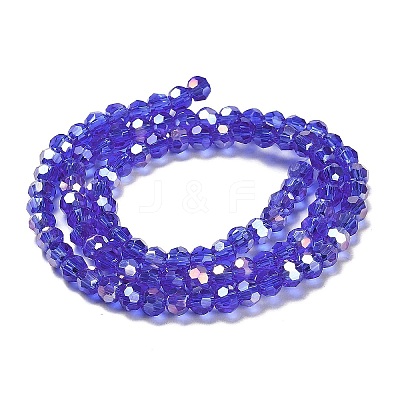 Transparent Glass Beads EGLA-A035-T4mm-B21-1