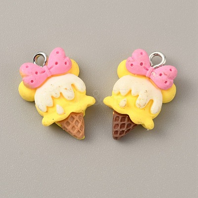 Opaque Resin Pendants RESI-CJC0012-14D-1