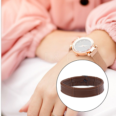 20Pcs Leather Watch Strap Bezel AJEW-FH0005-08B-1