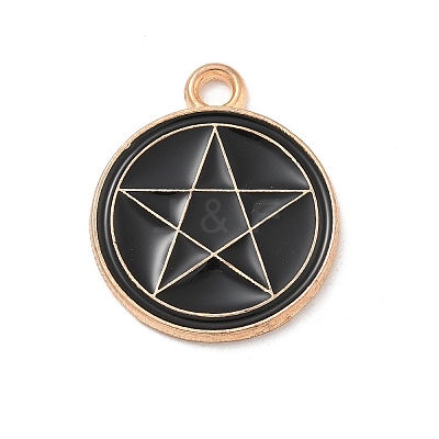 Alloy Enamel Pendants ENAM-A008-45D-KCG-1