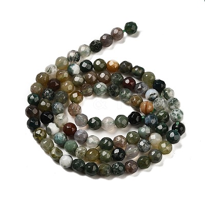 Natural Moss Agate Beads Strands G-Z068-B08-02-1