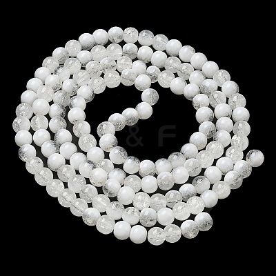 Crackle Glass Beads X1-GLAA-U001-6mm-07-1