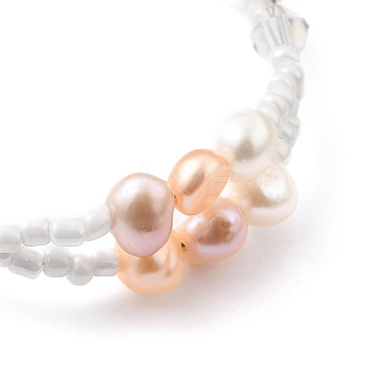 Multi-strand Bracelets BJEW-JB05492-01-1