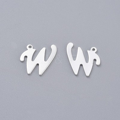 201 Stainless Steel Pendants X-STAS-O098-03S-W-1