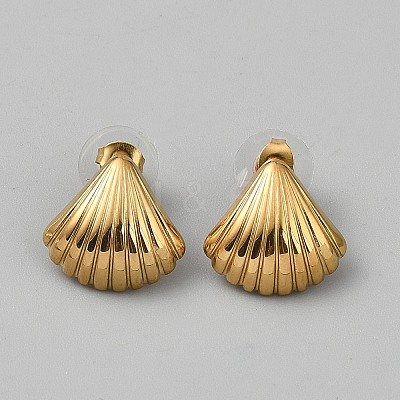 304 Stainless Steel Stud Earrings EJEW-WH0020-48-1