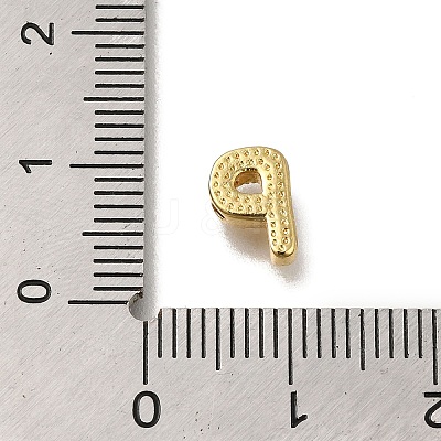 Rack Plating Brass Micro Pave Clear Cubic Zirconia Beads KK-G500-30G-P-1