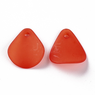 Transparent Frosted Acrylic Pendants MACR-S371-09A-726-1