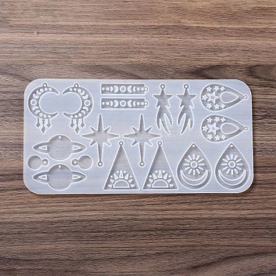 DIY Astronomical Pendant Silicone Molds DIY-F134-07-1