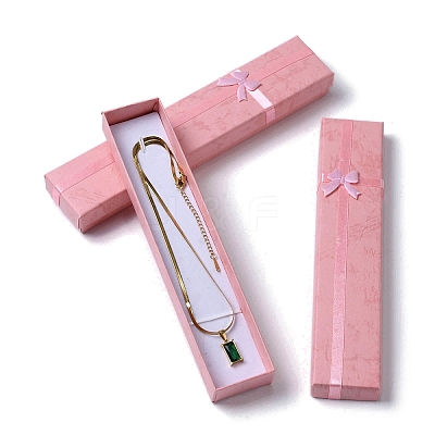 Cardboard Paper Necklace Boxes CON-G021-01B-02-1