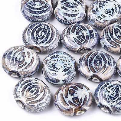 Handmade Porcelain Beads PORC-S498-45G-1