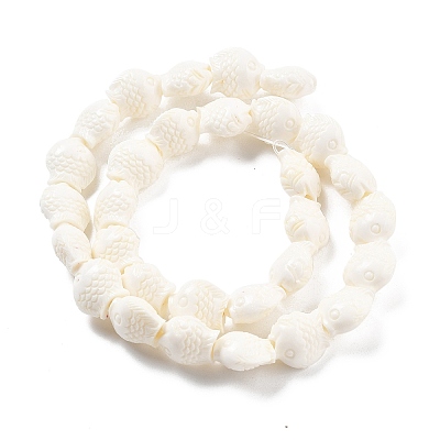 Synthetic Coral Carved Beads Strands CORA-C003-13B-03-1