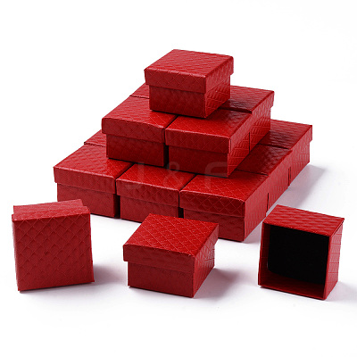 Square Cardboard Ring Boxes CBOX-S020-01-1