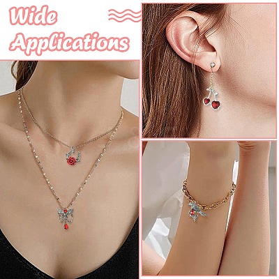 12Pcs 12 Styles Gothic Alloy Rhinestone Pendants FIND-CJ0004-81-1