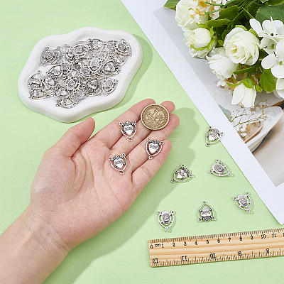 40Pcs Tibetan Style Alloy Chandelier Component Links FIND-MA0001-19-1