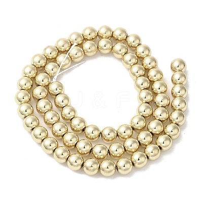 Electroplated Synthetic Non-magnetic Hematite Beads Strands X-G-I364-C03-G-1