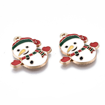 Eco-Friendly Alloy Enamel Pendants ENAM-Q437-068-NR-1
