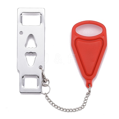 2Pcs Plastic with Metal Portable Door Lock Home Security FIND-AR0001-18A-1