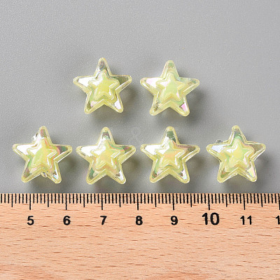 Transparent Acrylic Beads TACR-S152-11B-07-1