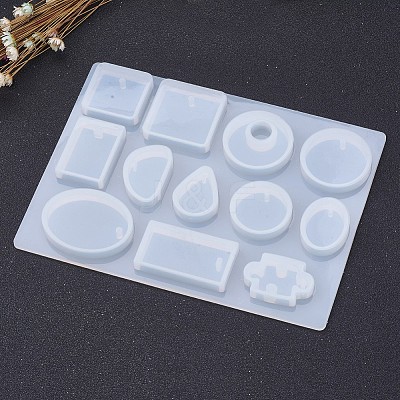 DIY Silicone Pendant Molds AJEW-P041-M-1