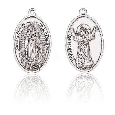 Tibetan Style Alloy Pendants PALLOY-CJ0003-01-1