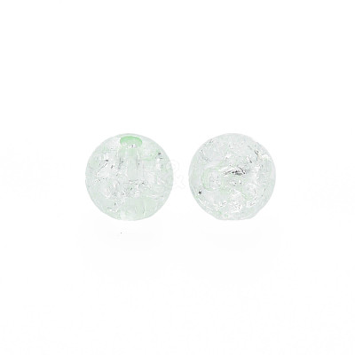 Transparent Crackle Acrylic Beads MACR-S373-66-N03-1