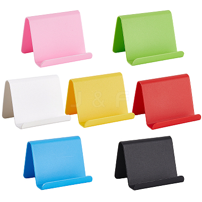 7Pcs 7 Colors Acrylic Mobile Phone Holders AJEW-CP0006-88-1