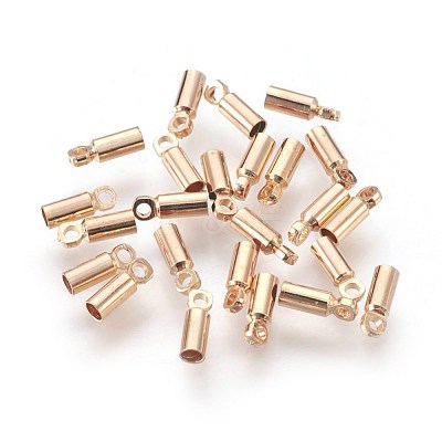 Brass Cord Ends KK-F768-04LG-1