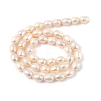 Natural Cultured Freshwater Pearl Beads Strands PEAR-I007-01D-07C-1