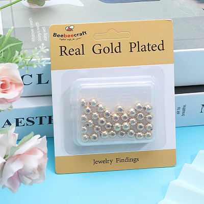 Brass Beads KK-BBC0009-71B-1