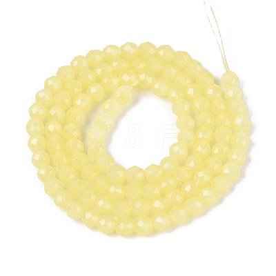 Imitation Jade Glass Beads Strands GLAA-T028-4mm-11H-1