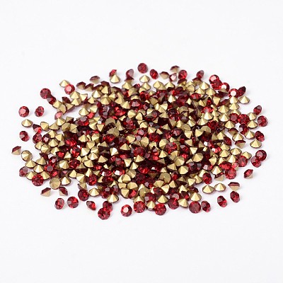 Back Plated Grade A Diamond Glass Pointed Rhinestone RGLA-SS4-029-1