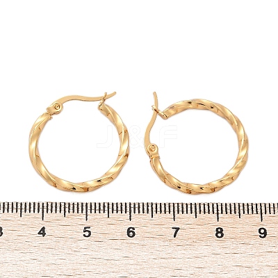 201 Stainless Steel Hoop Earrings X-EJEW-I245-07B-1