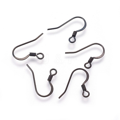 304 Stainless Steel French Earring Hooks STAS-O119-08B-1