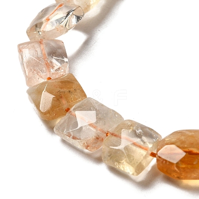 Heated Natural Citrine Beads Strands G-C109-A11-01-1