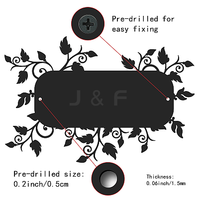 DIY House Number Kits AJEW-CN0001-39-1
