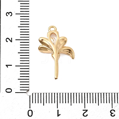 Brass Micro Pave Clear Cubic Zirconia Pendants KK-F916-27G-1