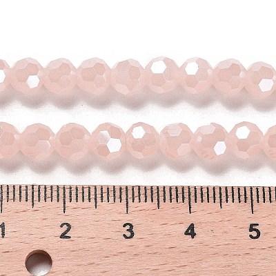 Electroplate Glass Beads Strands EGLA-A035-J6mm-A08-1